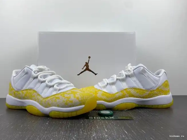 Rep Jordan Snakeskin WMNS Yellow AH7860-107 Low Air 11 0502